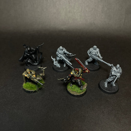 Assembled, Partially Painted, and Based Gaunt's Ghosts.