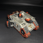 Built and Painted Space Marines Land Raider Crusader.