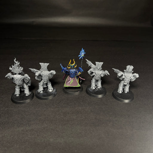 Built and Partially Painted Thousand Sons Rubric Marines (x5)

Listing 2.