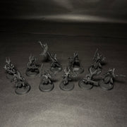Built and Primed Thousand Sons Tzaangors.