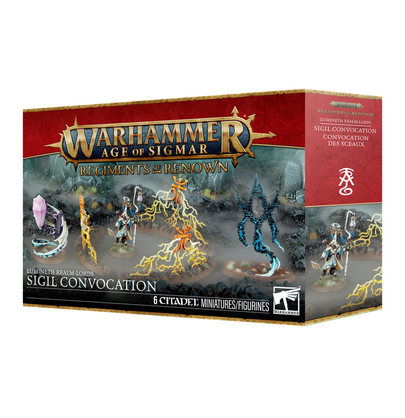 Warhammer Age of Sigmar game box with miniatures