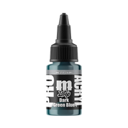 A 22ml bottle of Monument Hobbies: Pro Acryl Paint - 1-Step features a black twist cap and bold white and black text on a teal background, offering vibrant color ideal for detailed work.