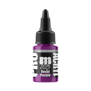 A 22ml bottle of Monument Hobbies Pro Acryl Paint 1-Step in Royal Purple with a black cap and bold label on white background.
