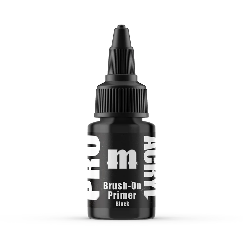 Monument Hobbies Pro Acryl Paints: Brush on Primer - Black (22ml)