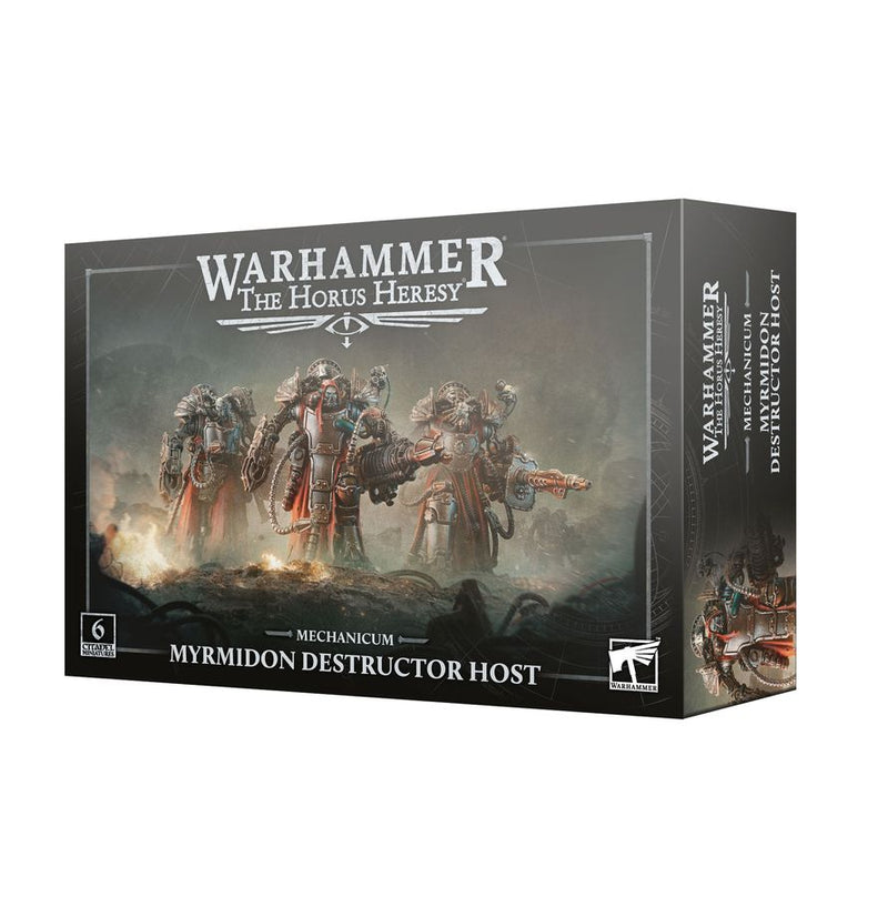 Warhammer The Horus Heresy game box featuring Mechanicum Myrmidon Destructor Host