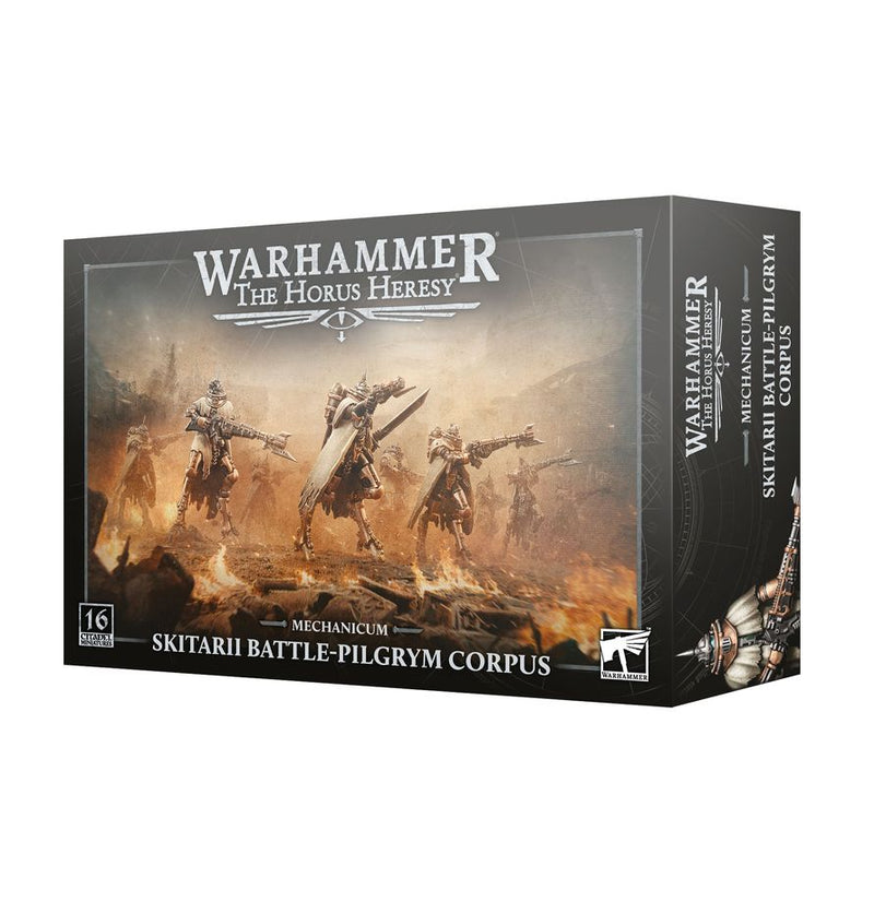 Warhammer The Horus Heresy game box with Mechanicum Skitarii Battle pilgrym Corpus