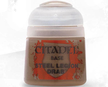 Citadel Base Paints: Steel Legion Drab (12ml)