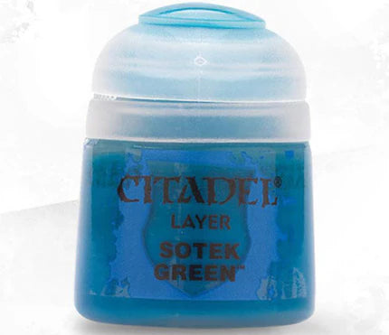 Citadel Layer Paints: Sotek Green (12ml)