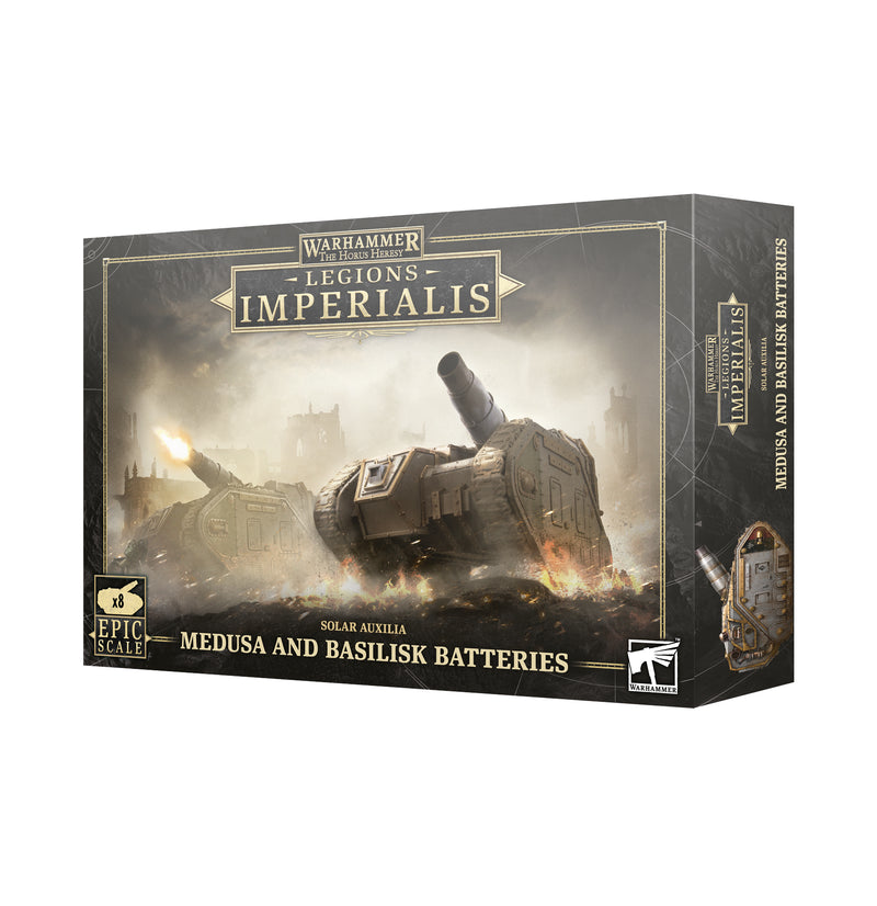 Horus Heresy: Legions Imperialis: Solar Auxilia Medusa and Basilisk Batteries