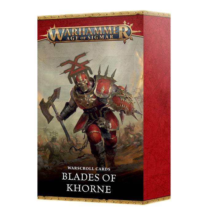 Warhammer Age of Sigmar: Blades of Khorne - Warscroll Cards (2025)