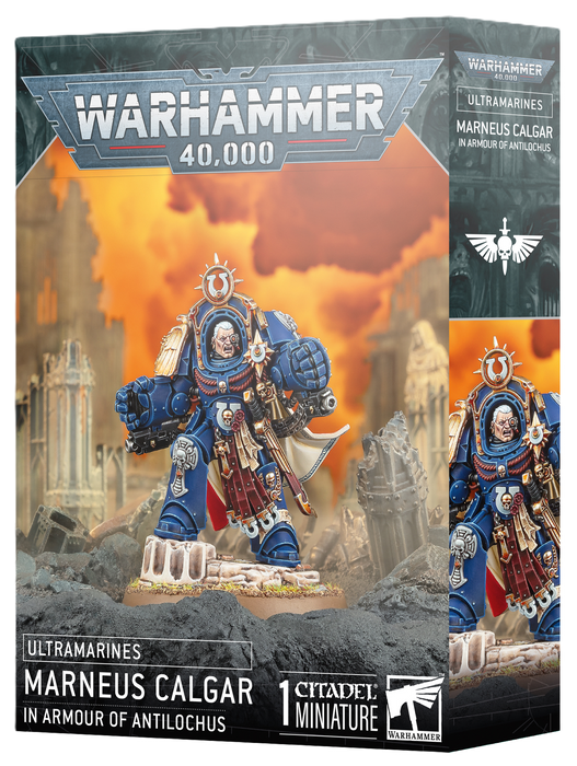 Warhammer 40k: Ultramarines - Marneus Calgar in Armour of Antilochus