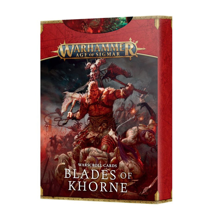 Warhammer Age of Sigmar: Warscroll Cards: Blades of Khorne