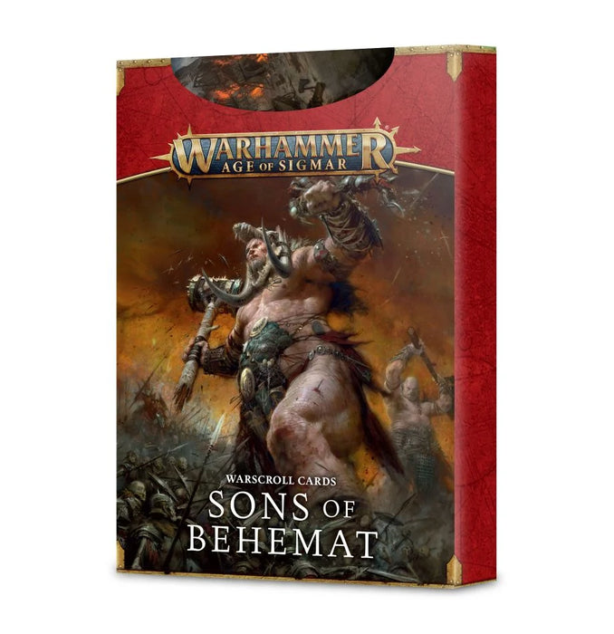 Warhammer Age of Sigmar: Warscroll Cards - Sons of Behemat