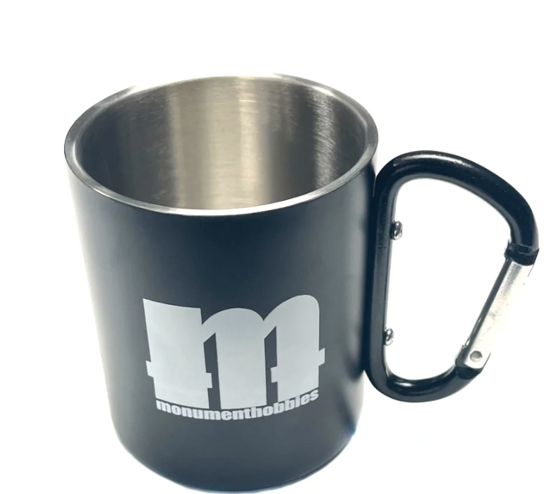 Monument Hobbies Stainless Paint Water Cup With Carabiner