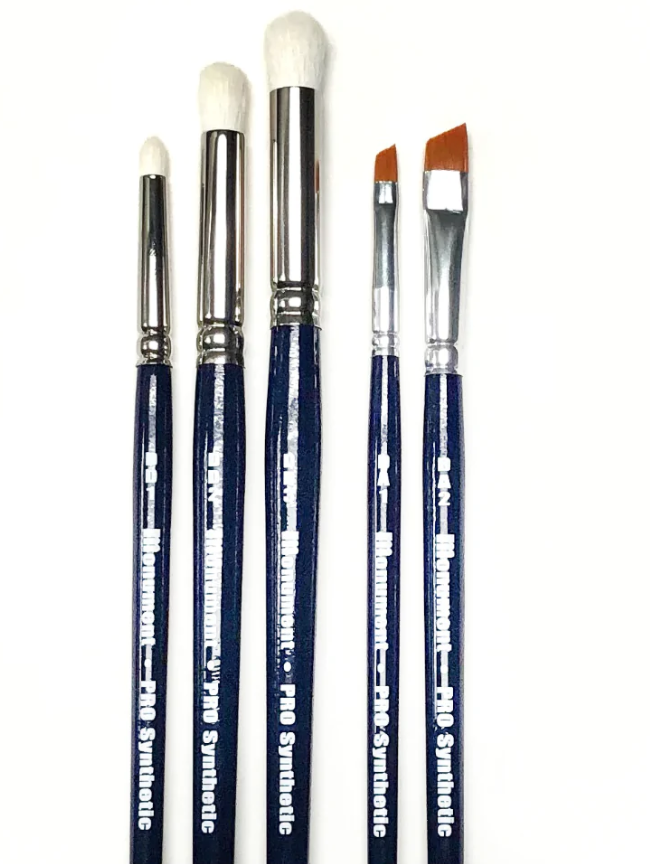 Monument Hobbies Pro Synthetics: Drybrush Set of 5