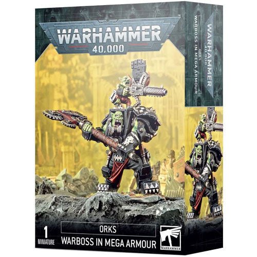 Warhammer 40k: Orks - Ork Warboss In Mega Armour