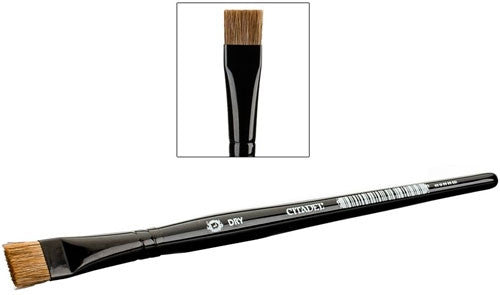 A Citadel Large Drybrush with a flat tip, black handle, and ox hair bristles is shown in both full view and close-up.